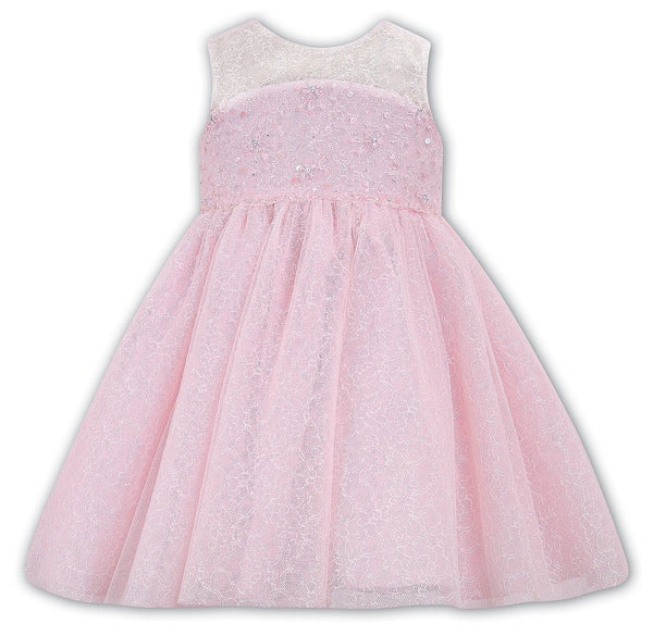 Ceremonial Ballerina Length Dress 070022 Pink - Kizzies, Dresses - Childrens Wear