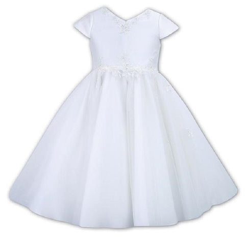 070027 Ballerina Length Dress White