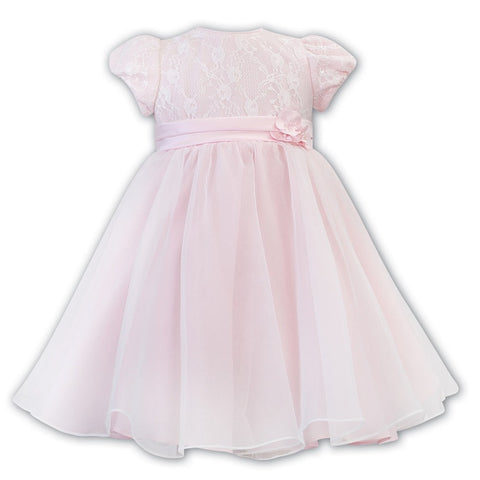 070136 Ballerina Length Dress Pink