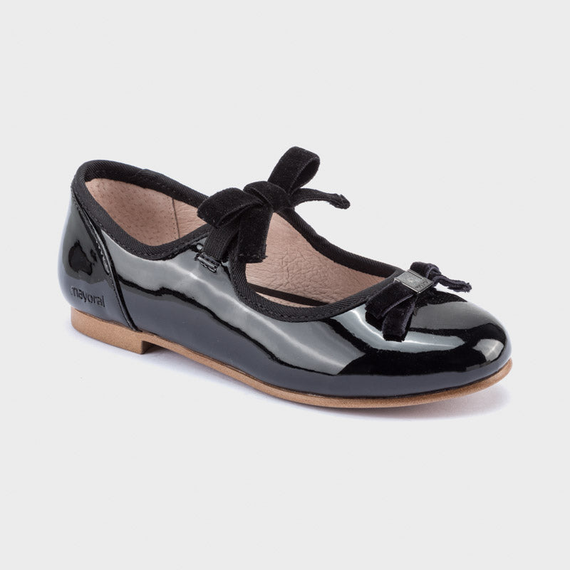 Girls Patent Shoes Black