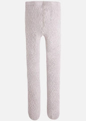 Mayoral Girls Sparkle Tights Beige