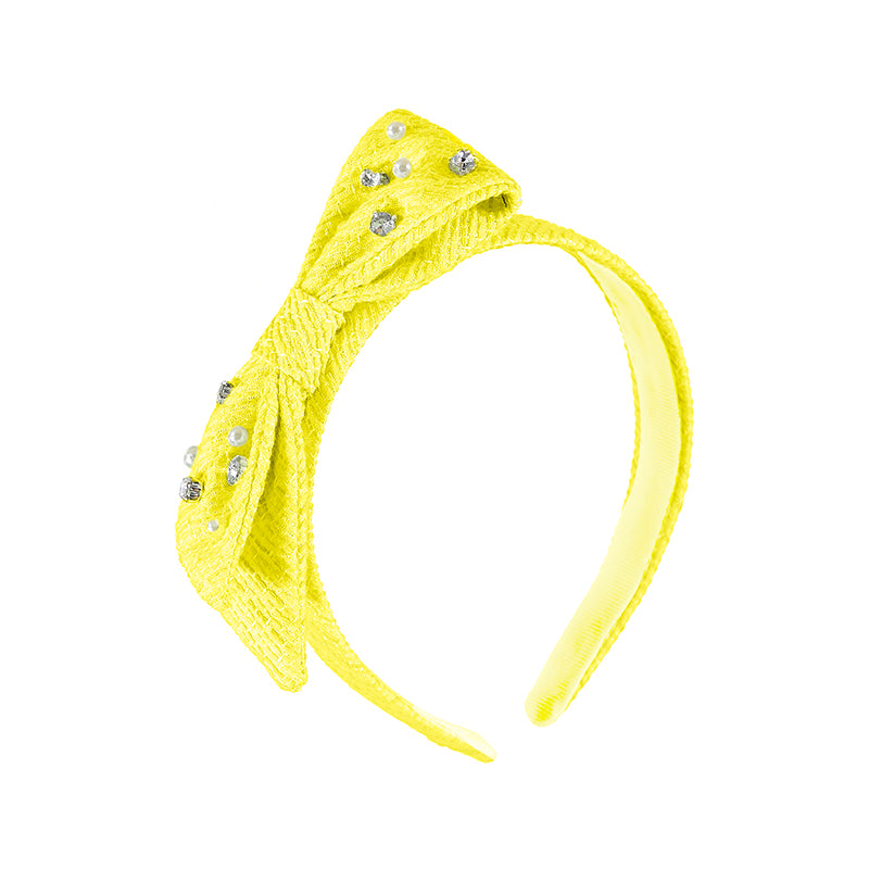 Girls Headband Yellow