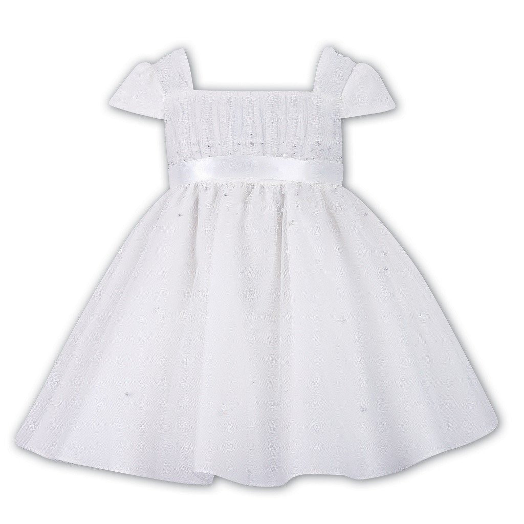 010184 White Dress - Kizzies, Dresses - Childrens Wear