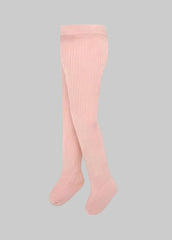 Mayoral Baby Girls Blush Ribbed Tights 