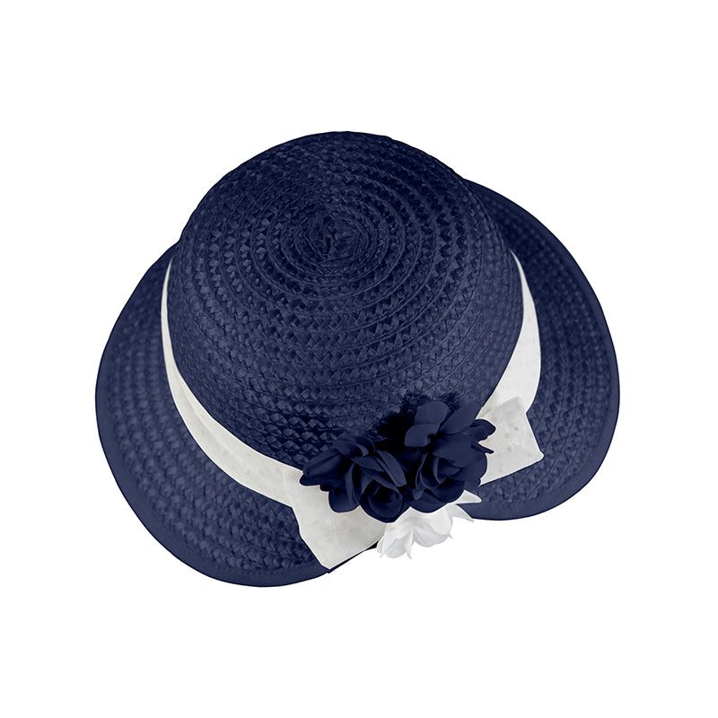 Baby Girls Navy Hat - Kizzies, Hats - Childrens Wear