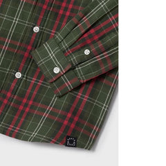 Boys Checked Shirt Red Pine