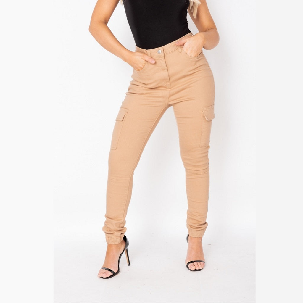 Cargo Trousers Camel