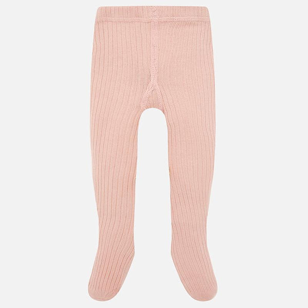 Baby Girls Blush Ribbed Tights - Kizzies, Tights - Childrens Wear