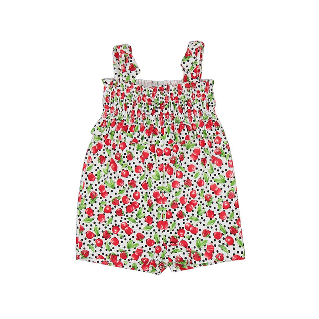 Baby Girls Playsuit Red