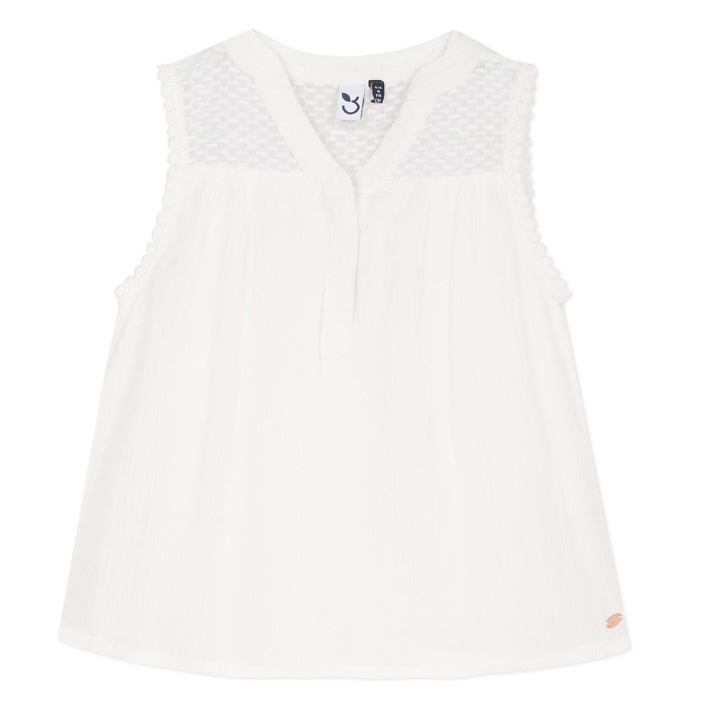 Girls Sleeveless Blouse - Kizzies, Shirts - Childrens Wear