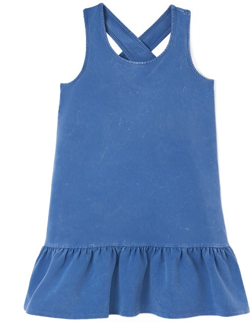 Girls Junior Dress Indigo