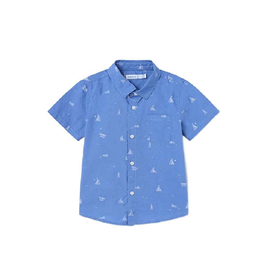 Baby Boys Print Shirt Atlantic