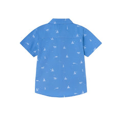 Baby Boys Mayoral Print Shirt Atlantic