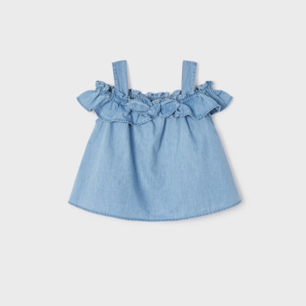 Mayoral Girls Ruffled Blouse