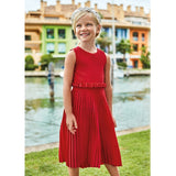 Girls Playsuit with Pleated Trousers