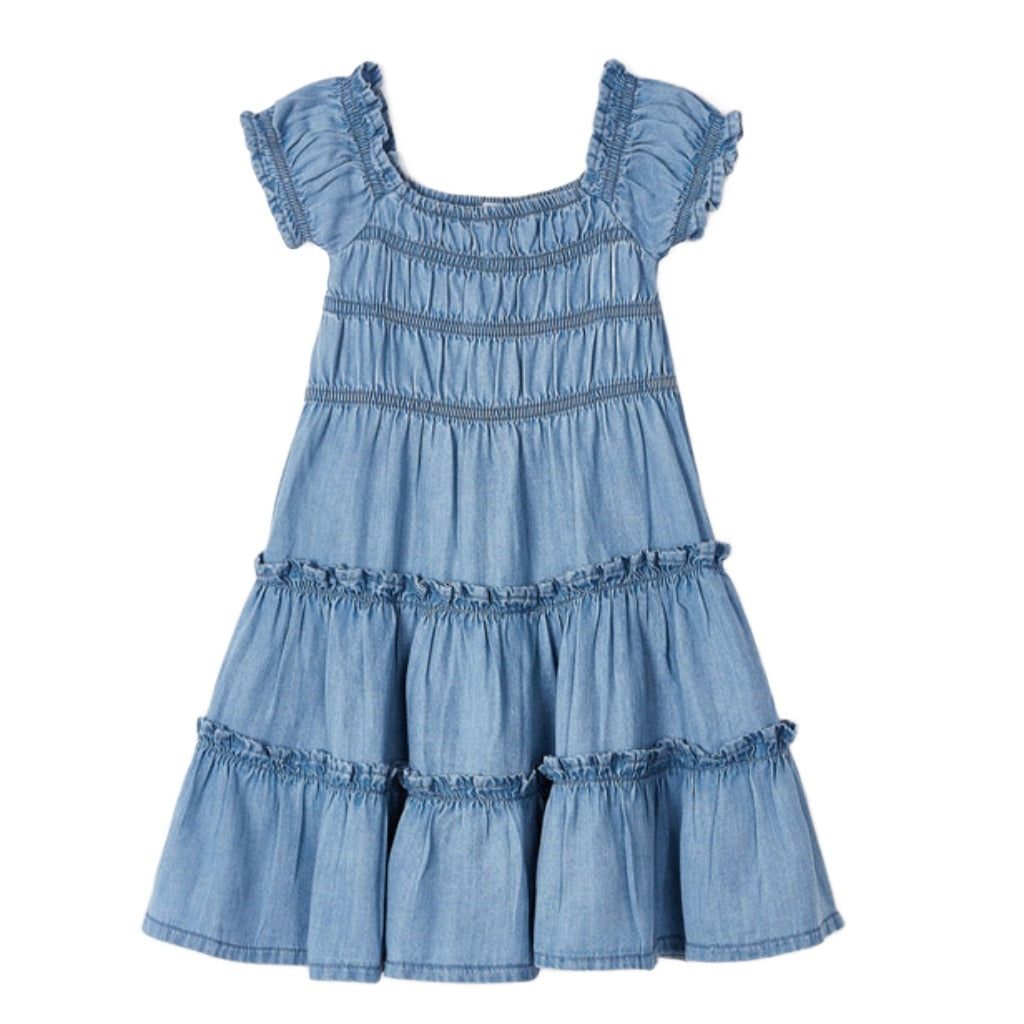  Mayoral Short sleeved dress for girl.