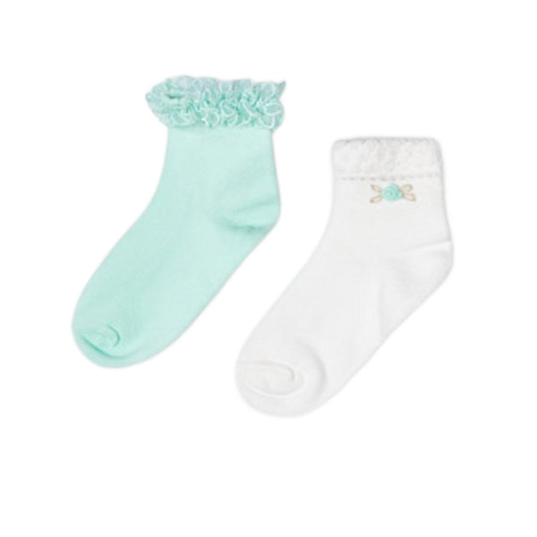 Girls 2 Pair Aqua Socks