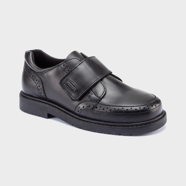 Boys Black Formal School Shoes