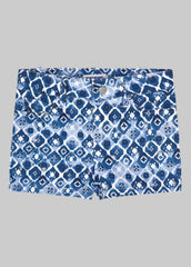 Mayoral Girls Printed Shorts Blue Ink