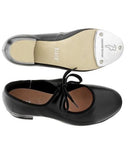 Shirley Black Low Heel Tap Shoes - Kizzies, Shoes - Childrens Wear