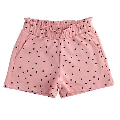 iDO Girls Polka Dot Shorts Pink