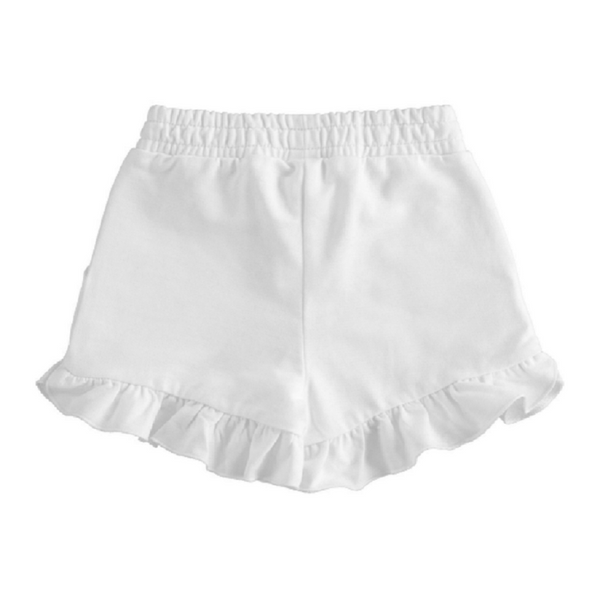 iDO Girls Ruffle Shorts White