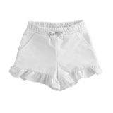 iDO Girls Ruffle Shorts White