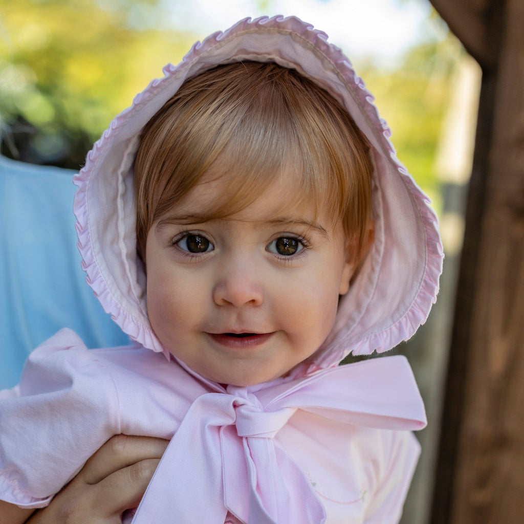 Emile et Rose Baby Girls Frilled Bonnet