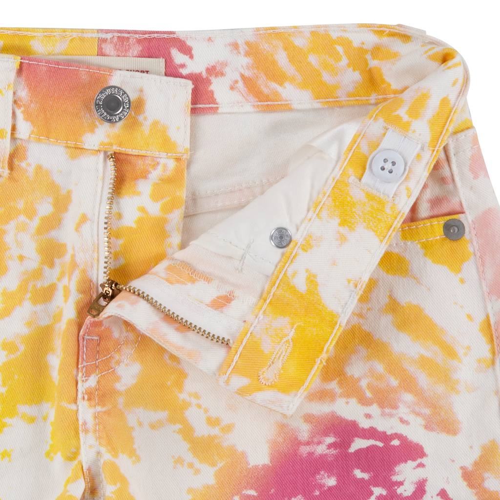 LEVIS Girlfriend Tie Dye Shorts