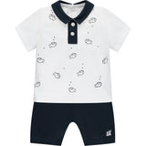 Deacon Baby Boys 3 Piece Shirt Shorts Set
