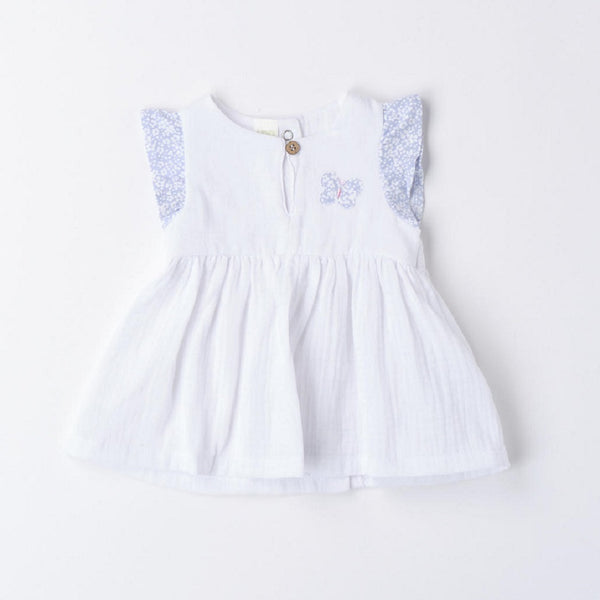 iDO Baby Girls Muslin Dress | Kizzies Childrenswear