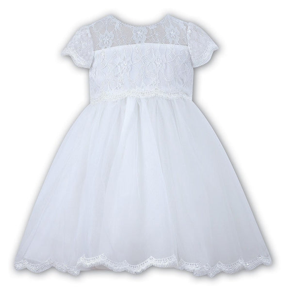 Ceremonial Ballerina Length Dress 070060 White - Kizzies, Dresses - Childrens Wear