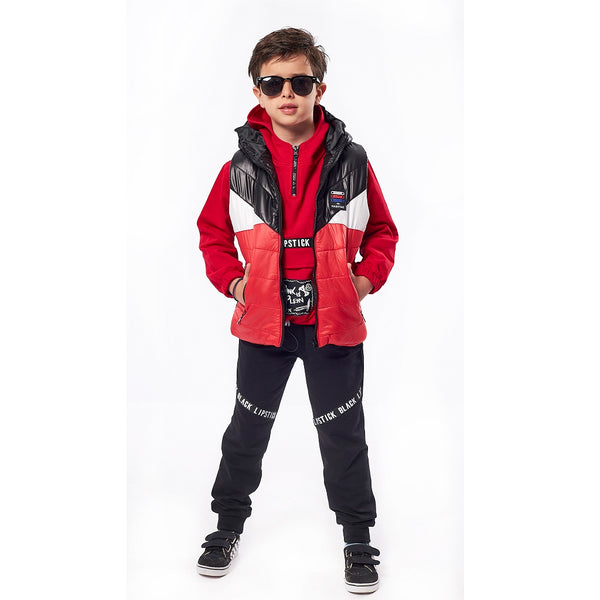 Baby Boys Gilet Red