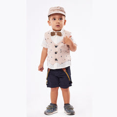 Baby Boys Short Waistcoat Set