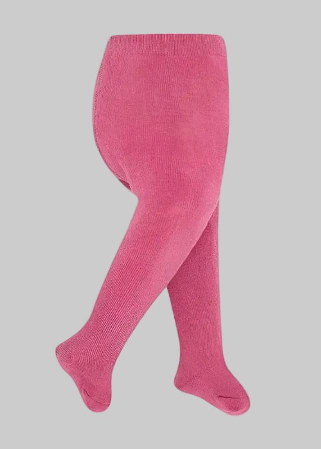 Mayoral Baby Girls Ribbed Tights - Orchid Pink