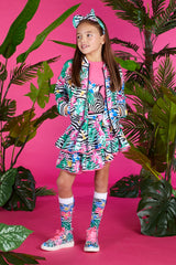 ADEE Tropical Knee High Socks