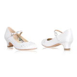 Ava Satin Communion - Flower Girl Shoes - Kizzies Childrenswear