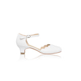Avery Girls White Leather Shoes - Kizzies, Shoes - Childrens Wear