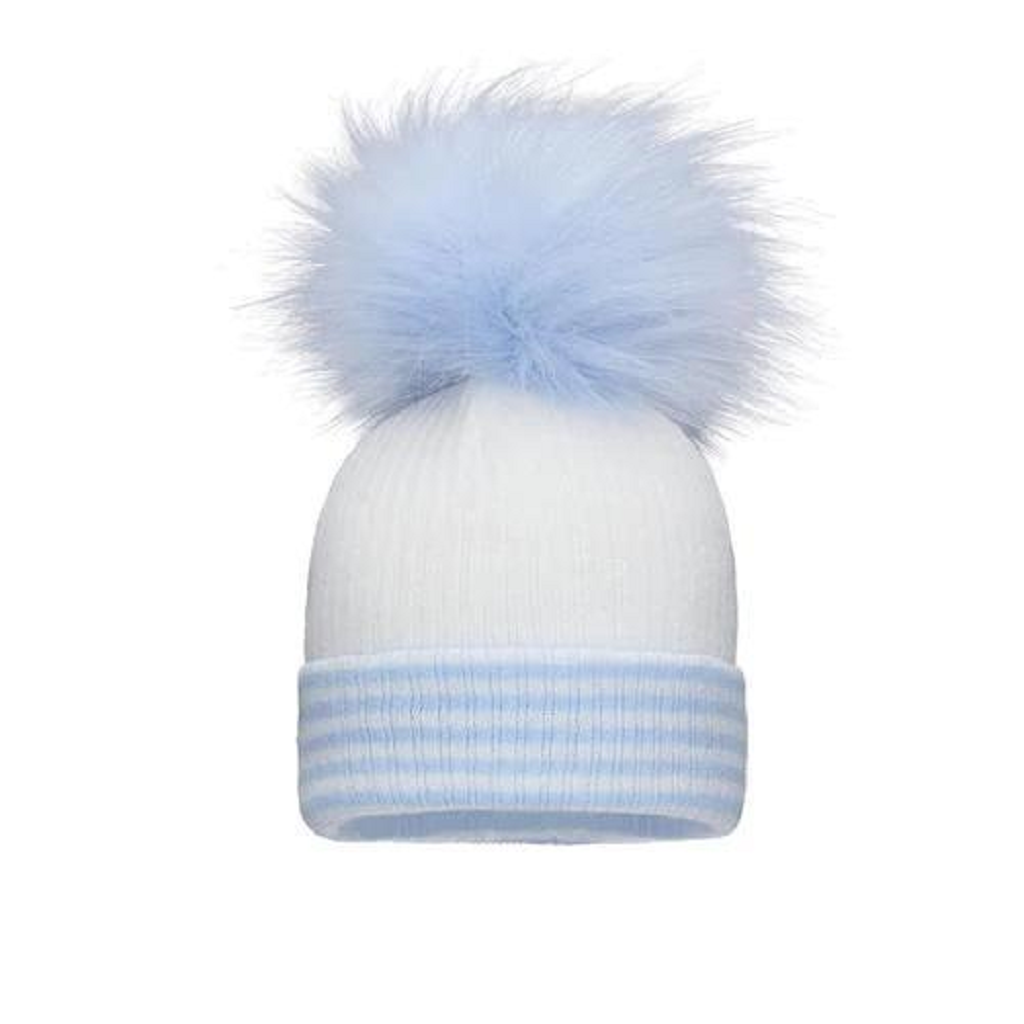 POM POM ENVY Hat Baby Stripe Single