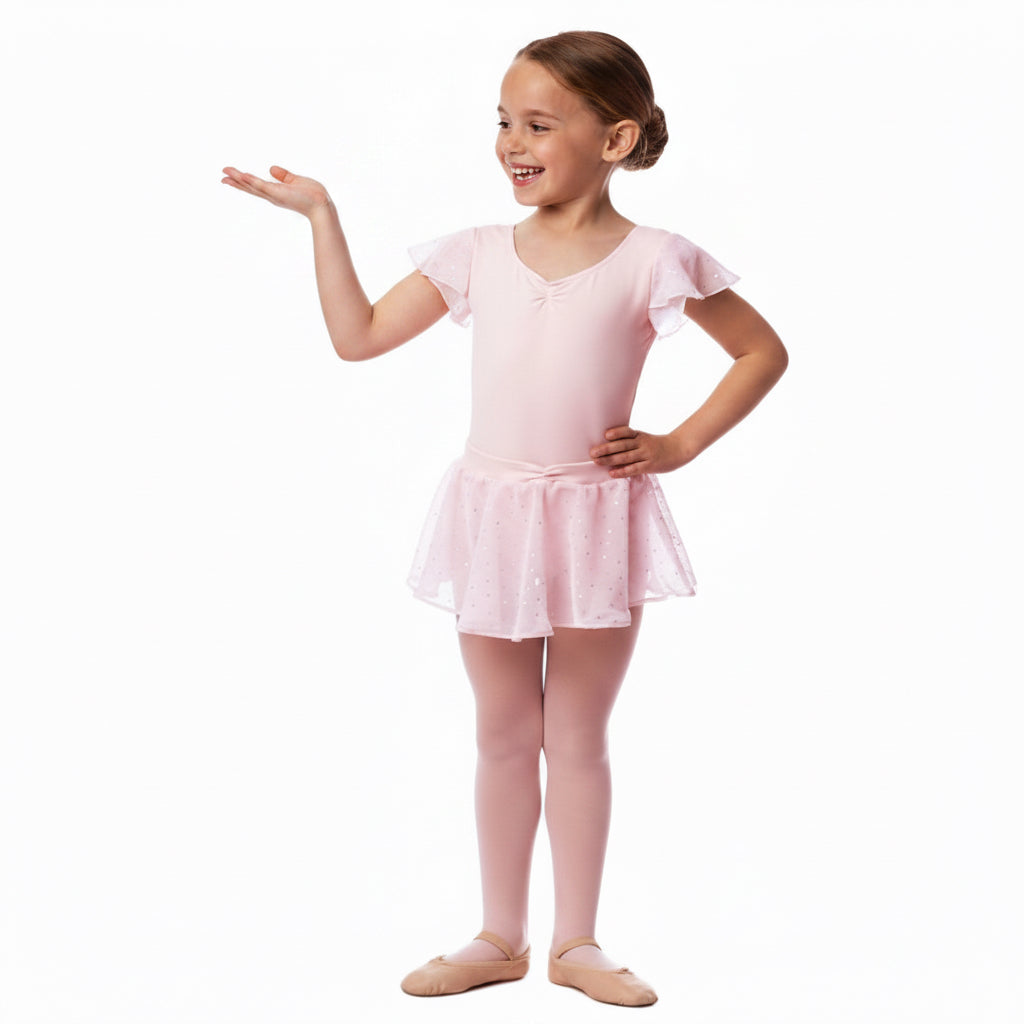 Bloch-Pink Sequin Dance Skirt