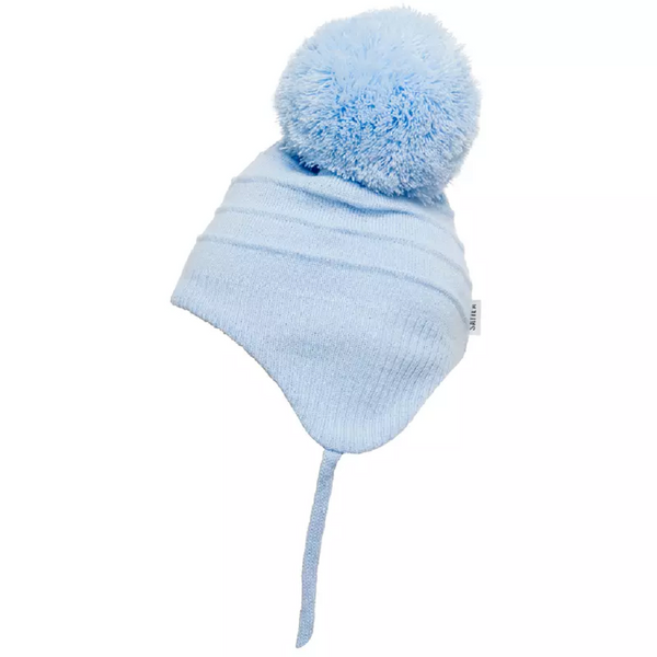 SATILA Hillock Blue Hat with Cute Ball -  Kizzies