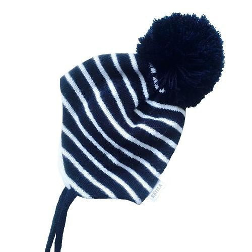 Satila Gemini Navy Pom Pom Hat - Kizzies, Hats - Childrens Wear