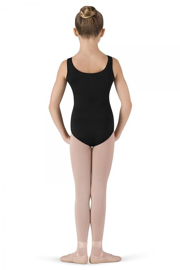 Round Neck Tank Leotard Black - Kizzies, Leotard - Childrens Wear