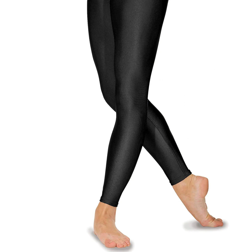 Girls black top dance leggings