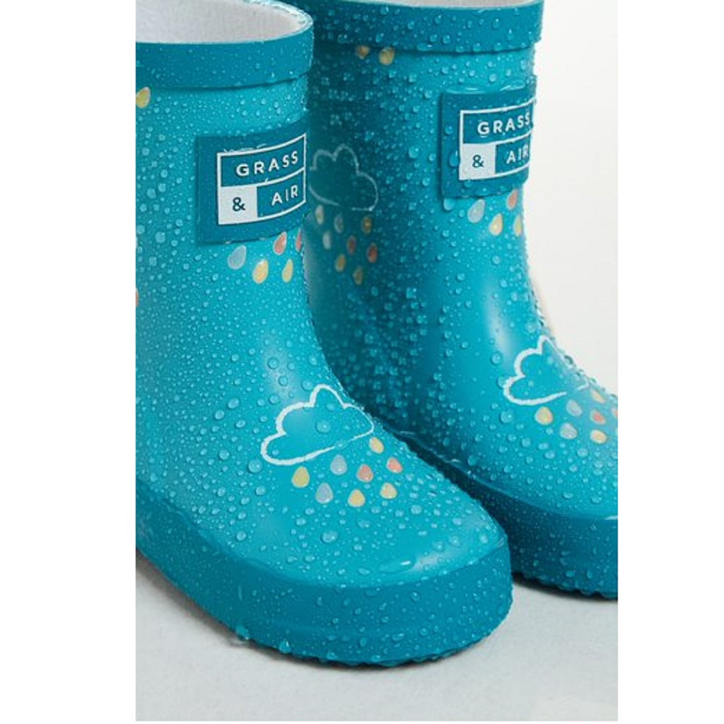 G&A Kids Colour Changing Wellies Aqua