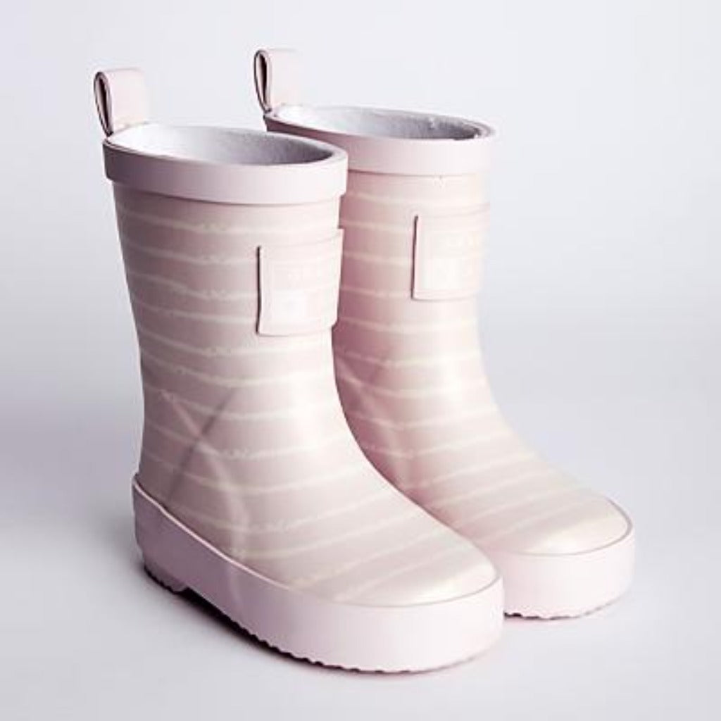 G&A Mini Adventure Stripe Boots Pink