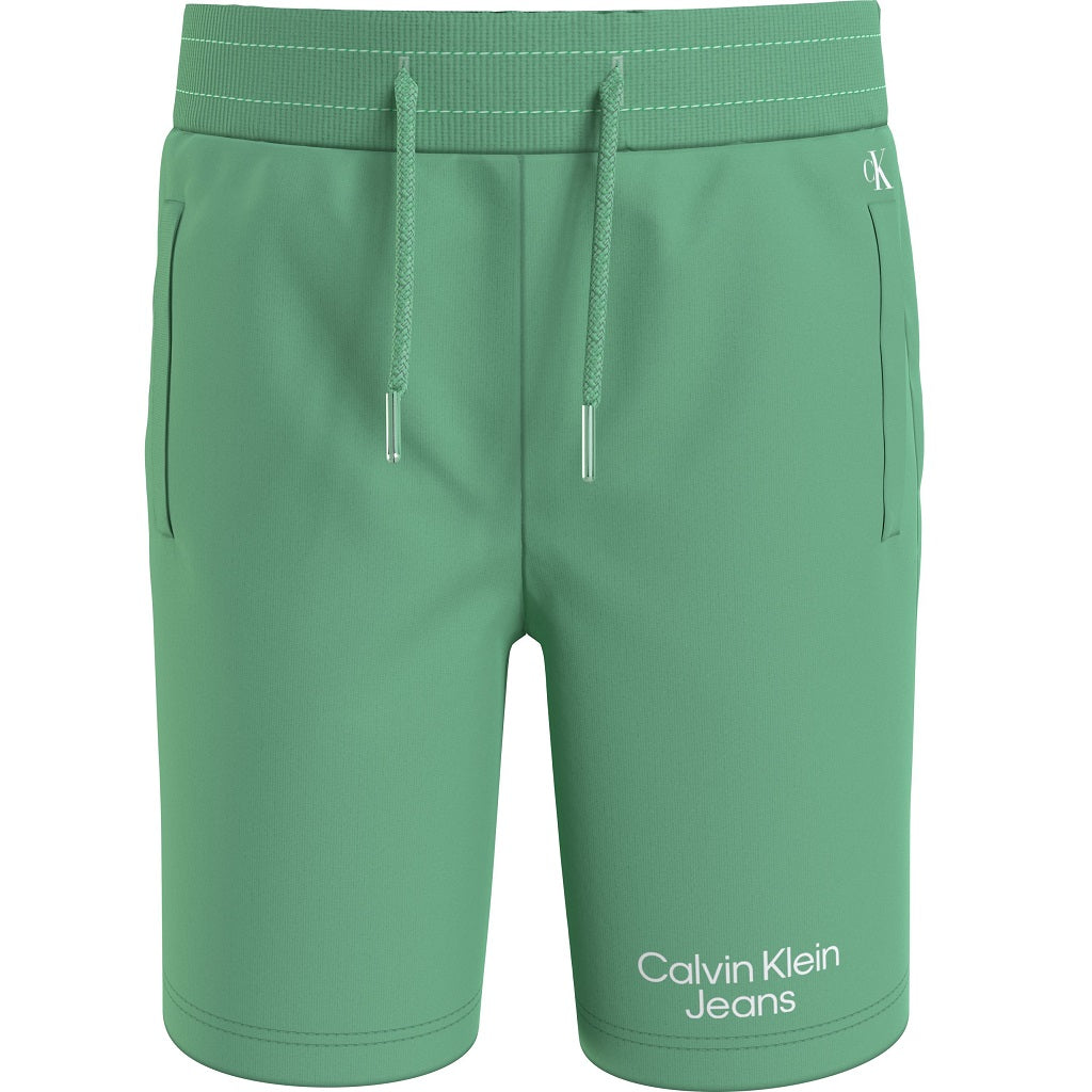 CKJ Boys Stack Logo Jogger Shorts