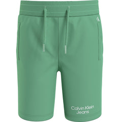 CKJ Boys Stack Logo Jogger Shorts