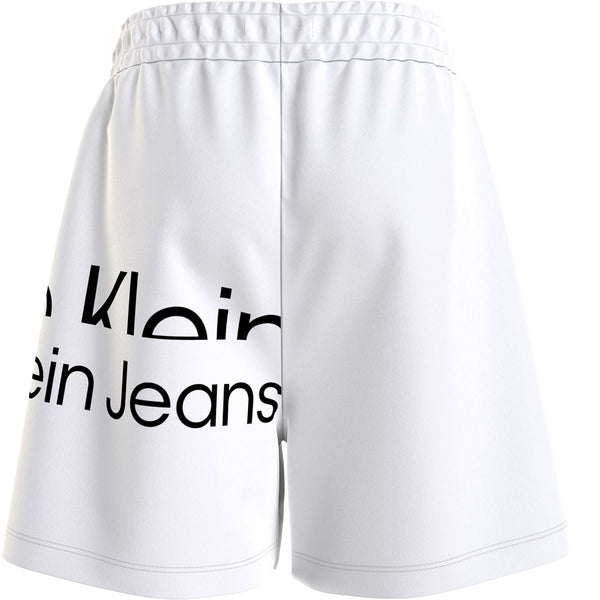 Logo Jogger Shorts White