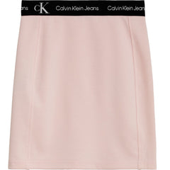 Punto Tape Skirt Pink